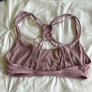 lululemon athletica pink sports bra